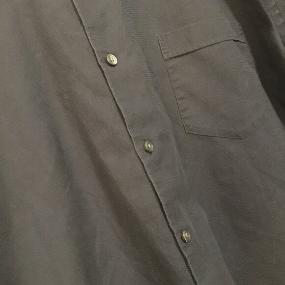 Van Heusen Dark Navy Blue Slim Fit Button Down Shirt - Picture 4 of 16